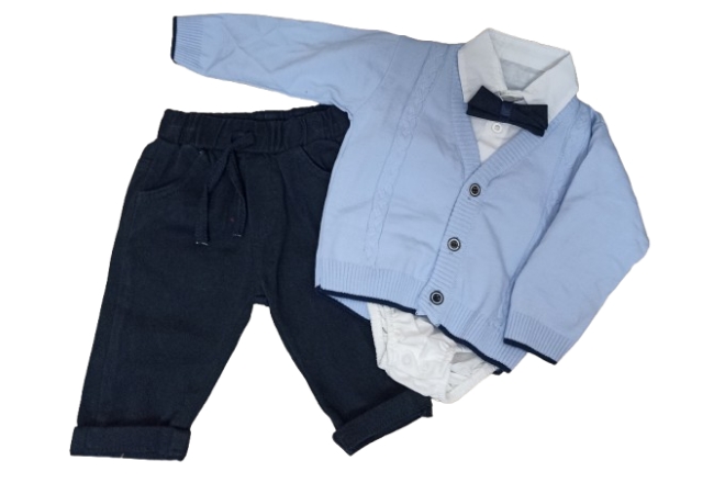  Costum Casual Baiat 3-12 Luni