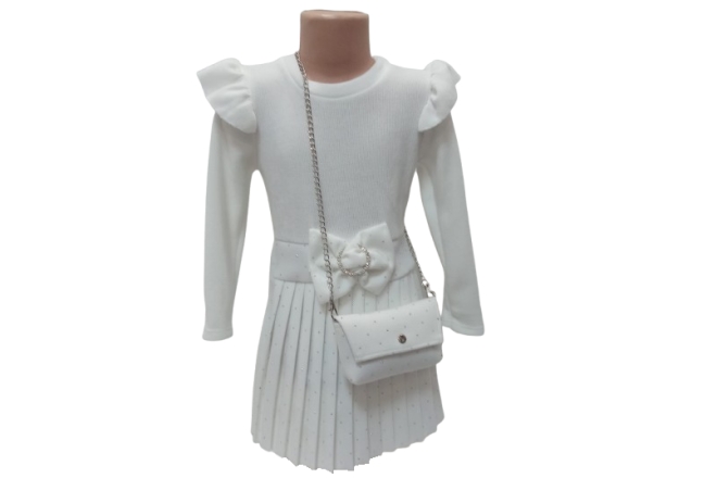  Rochie Alba Copii