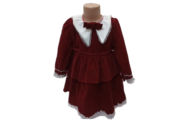  Rochie Rosie Catifea Copii