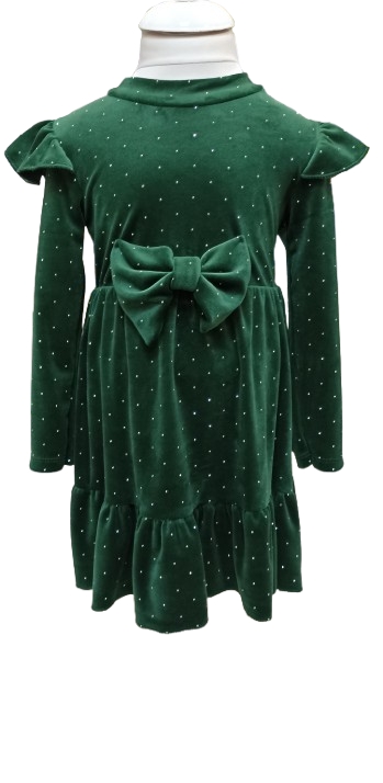  Rochie Verde Catifea
