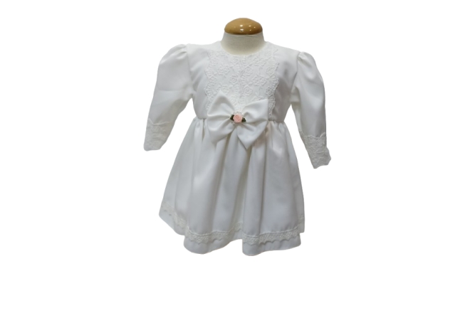  Rochie Alba Cu Palton Fata