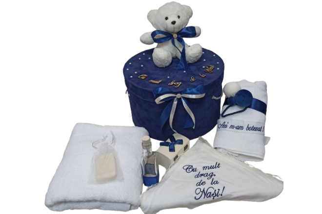  Trusou Bleumarin Botez Bebelusi