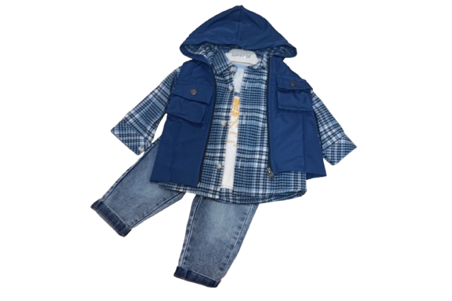  Compleu Denim Baiat