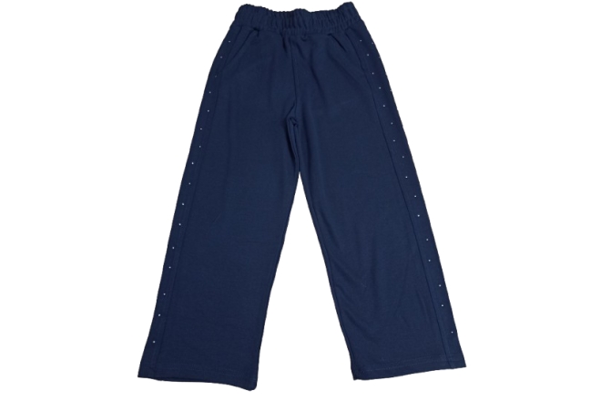  Pantaloni Largi Bleumarin Fete