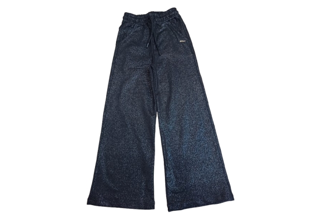  Pantaloni Negri Cu Sclipici Fata