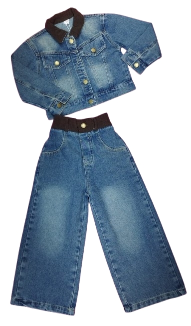 Compleu Denim Fata