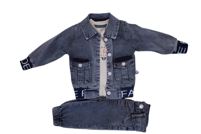  Compleu Denim Baieti