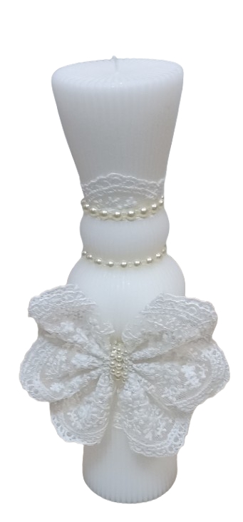  Lumanare De Botez Alba