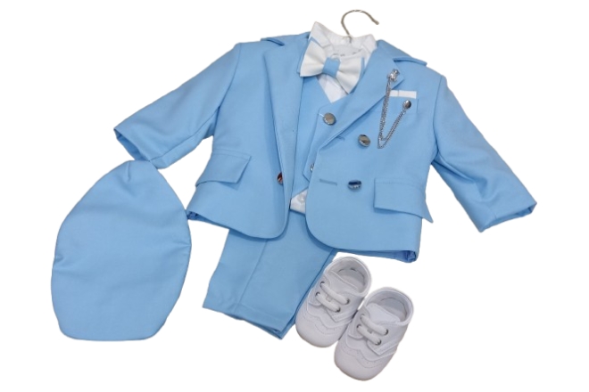  Costum Bleu Pentru Bebelusi