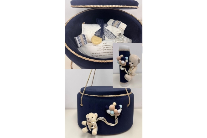 Trusou Bleumarin Botez Cu Lumanare