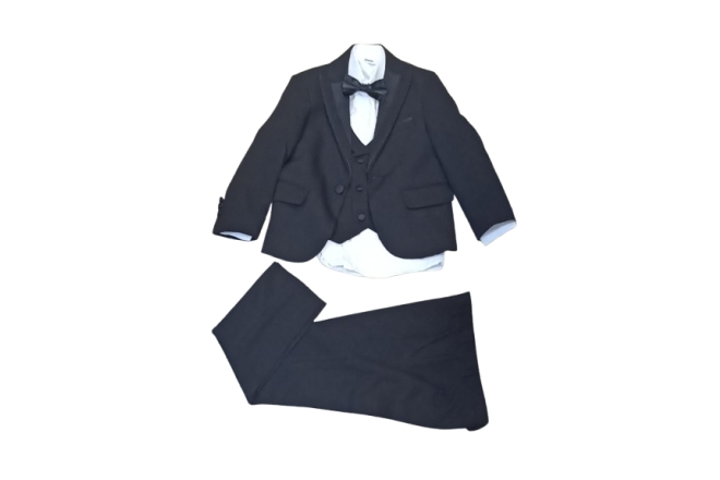  Costum Negru Baiat