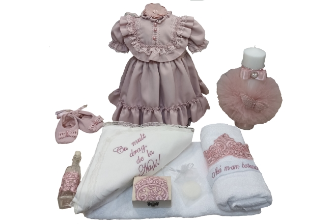  Pachet Roz-Pudra Botez 