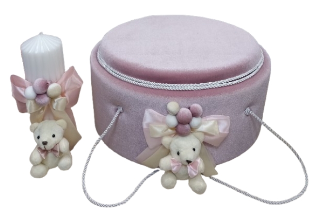  Trusou Roz Botez Cu Lumanare