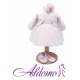 Rochie Fata Botez Roz