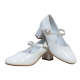 Pantofi Albi Cu Toc Fete