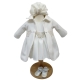 Rochie Alba Cu Palton
