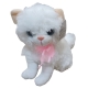 Pisica De Plus Cu Fundita Roz