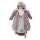 Rochie Alba Cu Palton