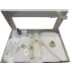 Set Trusou Botez Cu Lumanare Crem