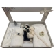 Set Trusou Botez Cu Lumanare Bleumarin