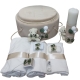 Set Trusou  Botez Crem Cu Lumanare