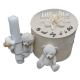 Set Cutie Cu Lumanare Botez