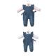 Salopeta Denim Cu Volane