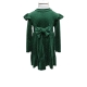 Rochie Verde Catifea