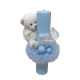 Lumanare Botez Bleu Tip Fagure