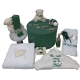 Trusou Botez Verde Cu Lumanare