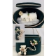 Trusou Verde Botez Cu Lumanare 