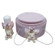 Trusou Roz Botez Cu Lumanare