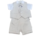 Costum Crem Botez Copii